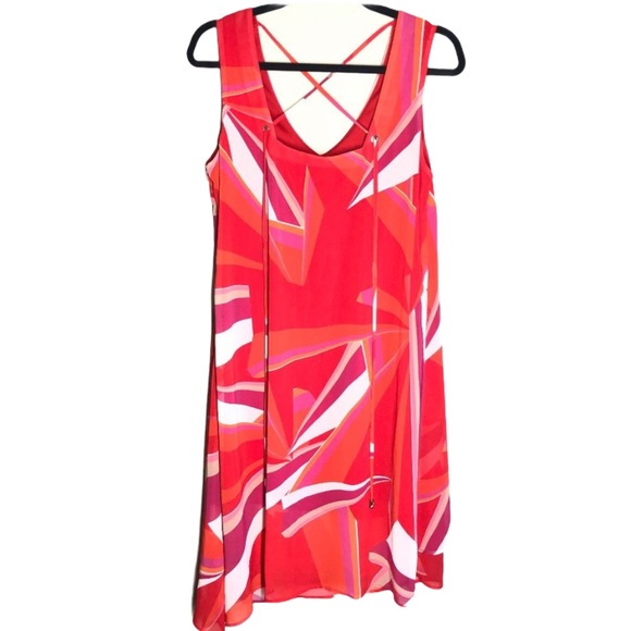 COPY - JOSEPH RIBKOFF ABSTRACT  DRESS SIZE 8 - Picture 2 of 8